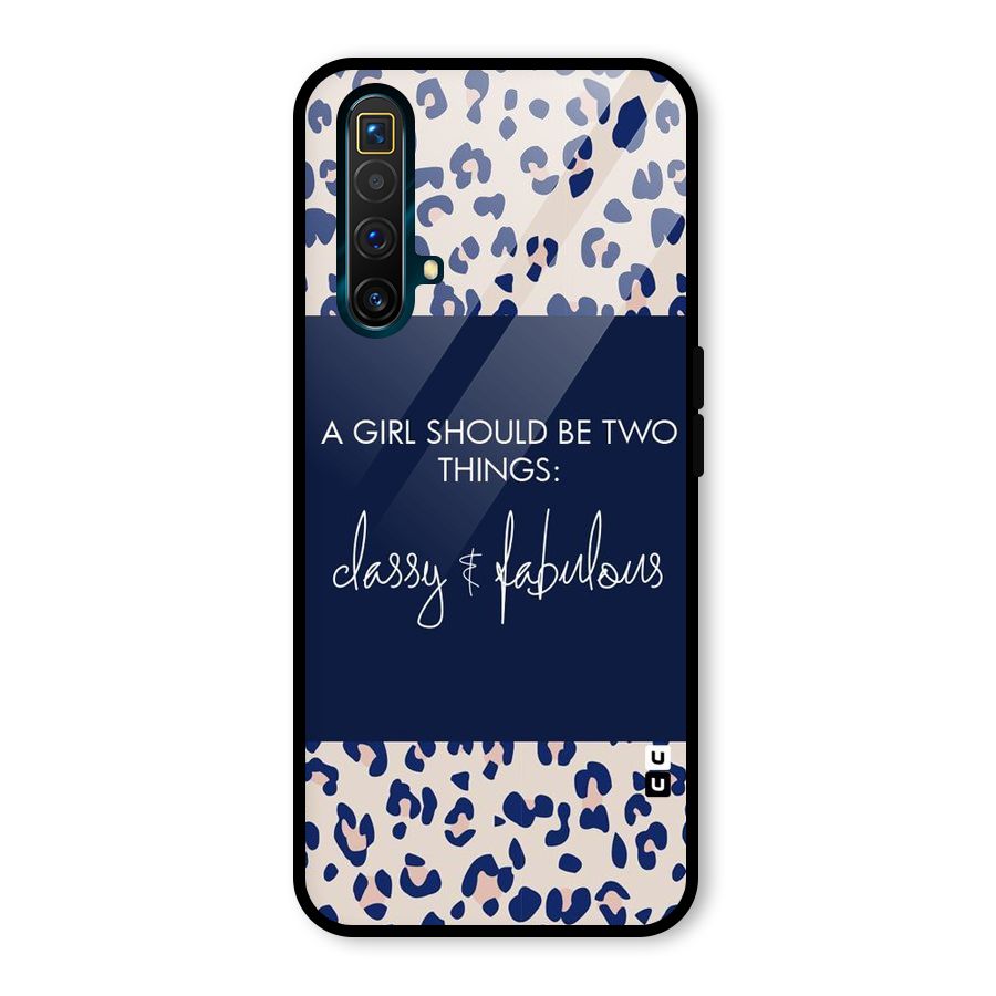 Classy and Fabulous Glass Back Case for Realme X3