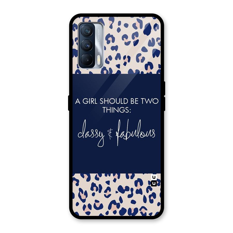 Classy and Fabulous Glass Back Case for Realme X7
