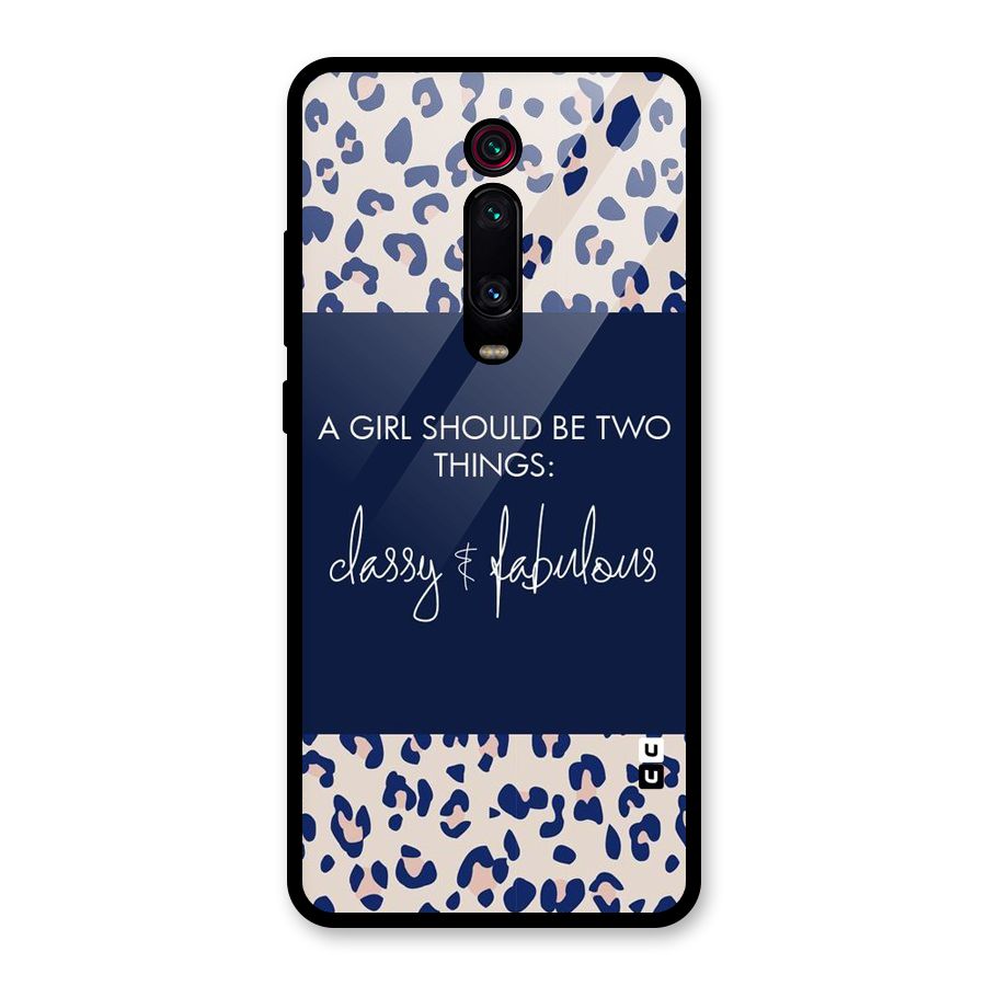 Classy and Fabulous Glass Back Case for Redmi K20 Pro