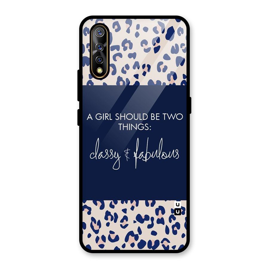 Classy and Fabulous Glass Back Case for Vivo S1