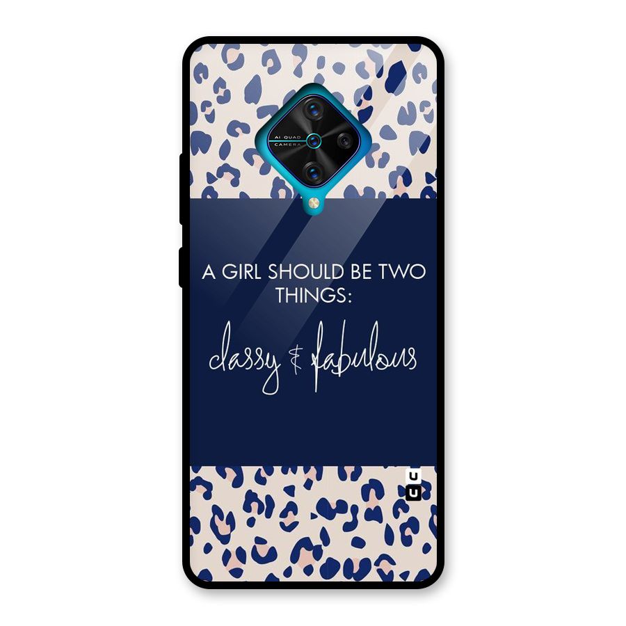 Classy and Fabulous Glass Back Case for Vivo S1 Pro