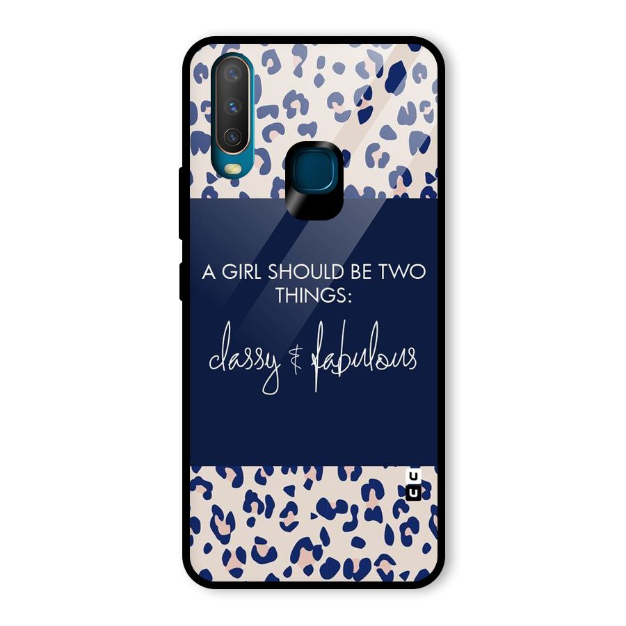 Classy and Fabulous Glass Back Case for Vivo U10