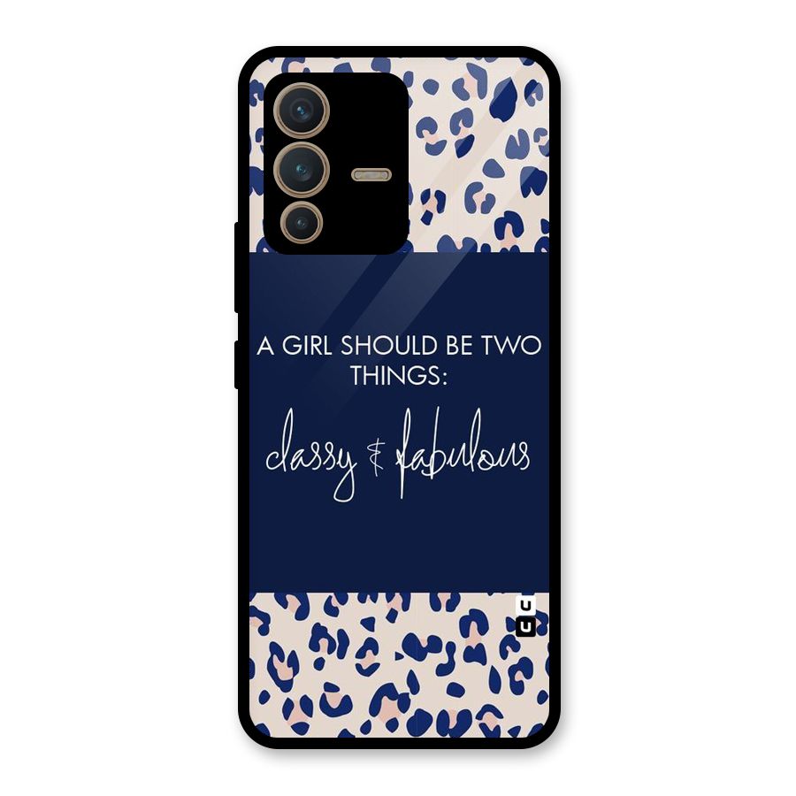 Classy and Fabulous Glass Back Case for Vivo V23 5G