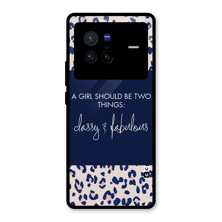 Classy and Fabulous Glass Back Case for Vivo X80