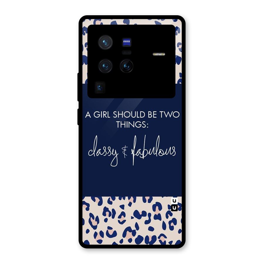 Classy and Fabulous Glass Back Case for Vivo X80 Pro