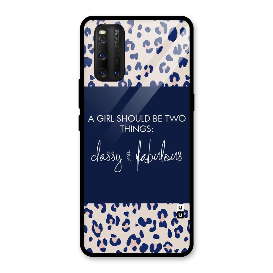 Classy and Fabulous Glass Back Case for Vivo iQOO 3