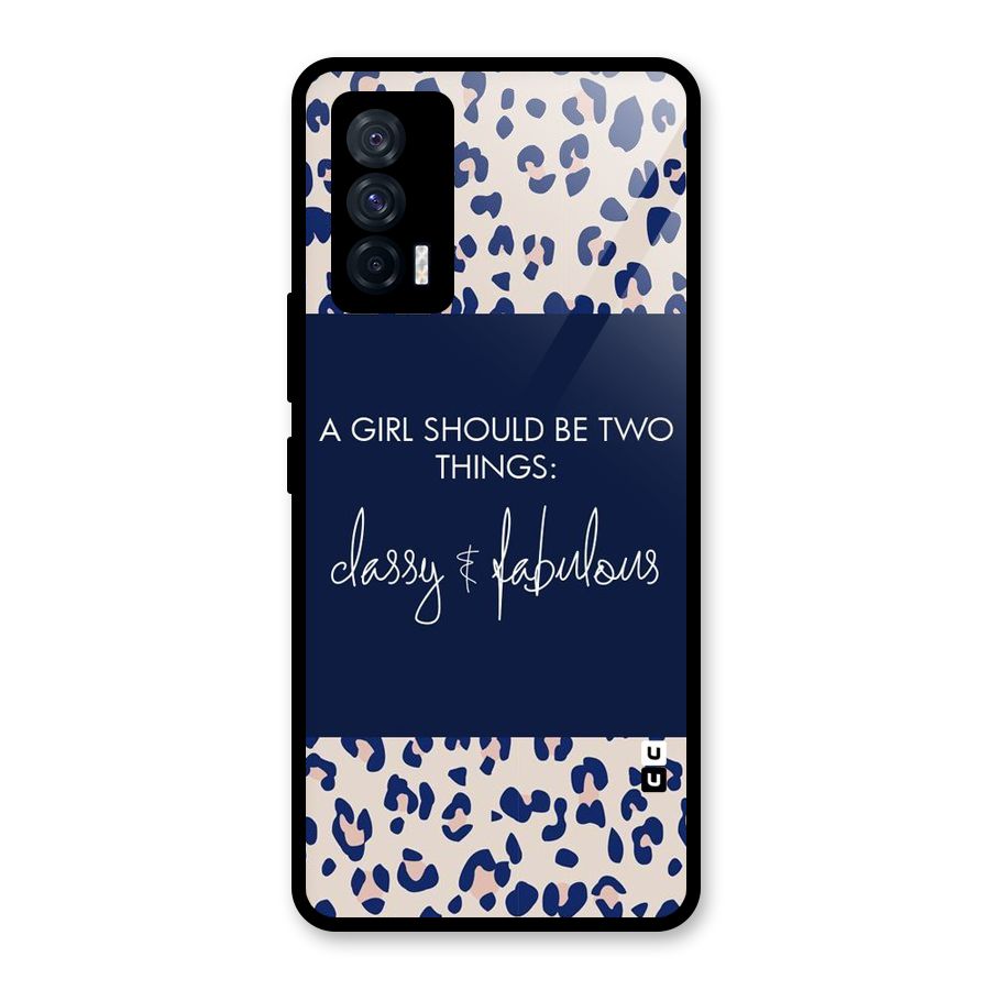 Classy and Fabulous Glass Back Case for Vivo iQOO 7 5G