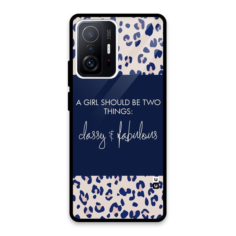 Classy and Fabulous Glass Back Case for Xiaomi 11T Pro