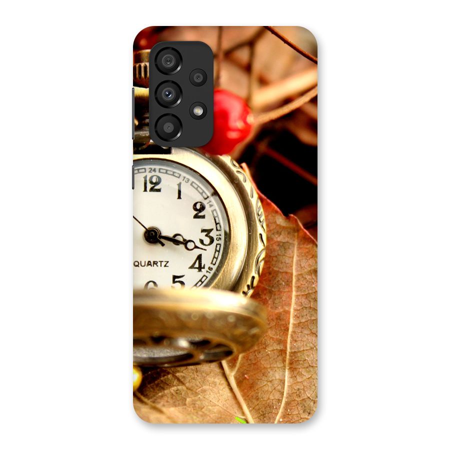 Clock And Cherry Back Case for Galaxy A33 5G