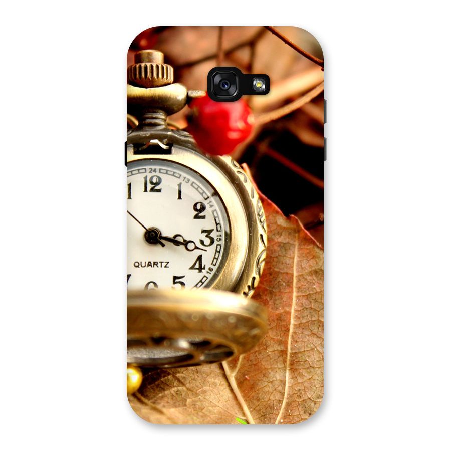 Clock And Cherry Back Case for Galaxy A7 (2017)