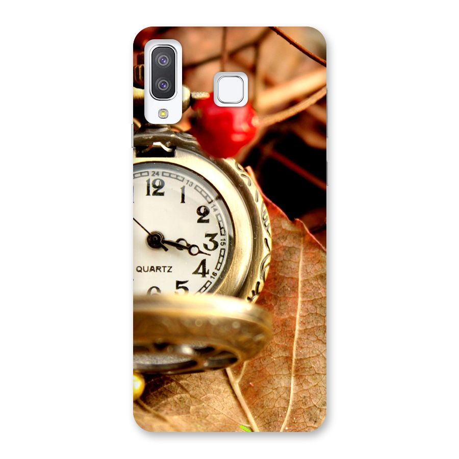 Clock And Cherry Back Case for Galaxy A8 Star