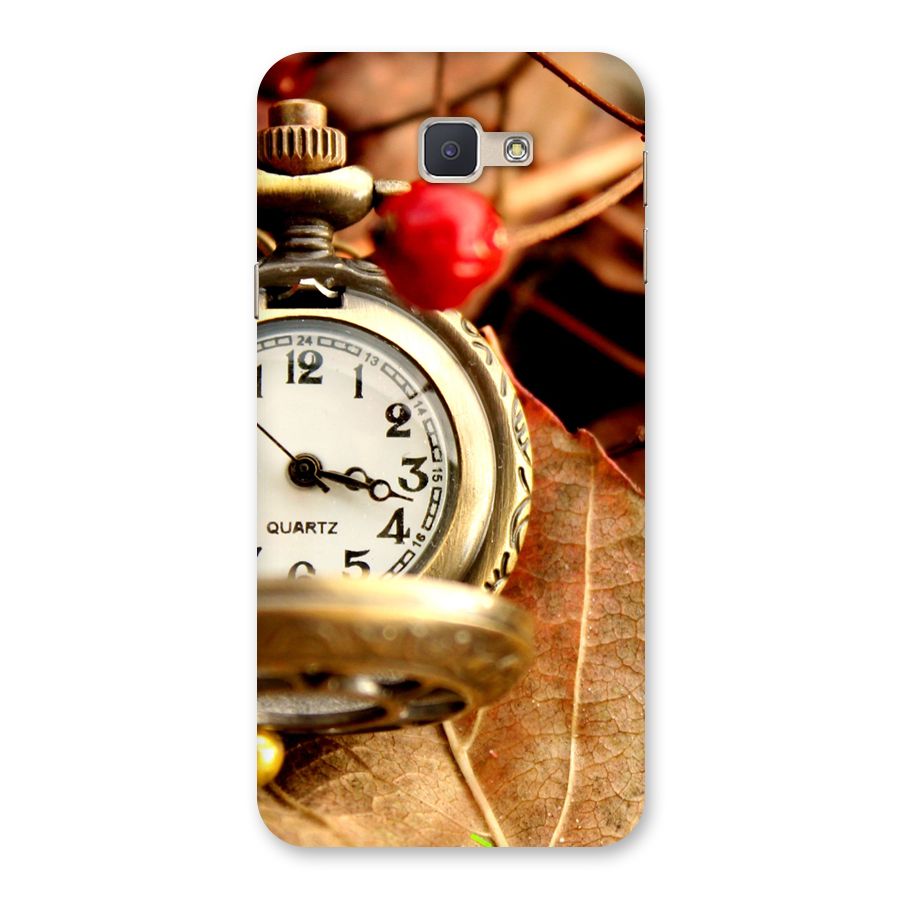 Clock And Cherry Back Case for Galaxy J5 Prime