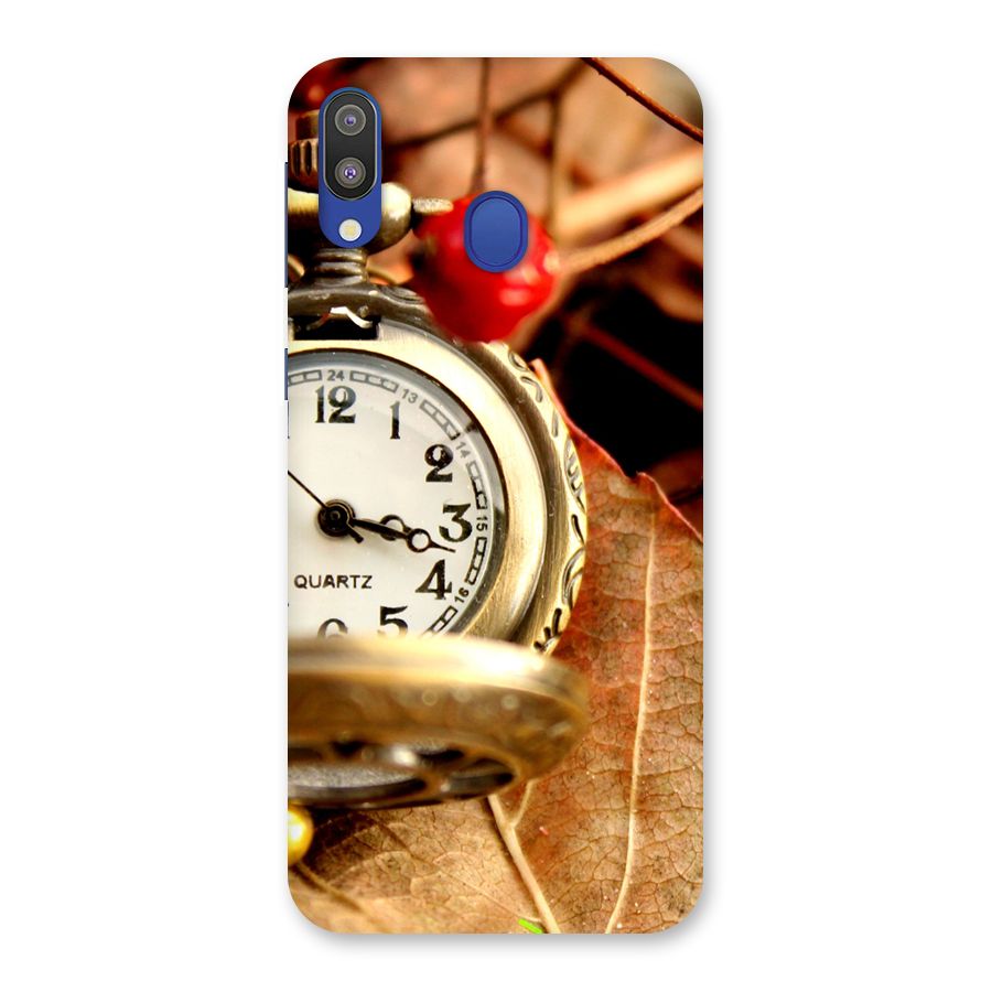 Clock And Cherry Back Case for Galaxy M20