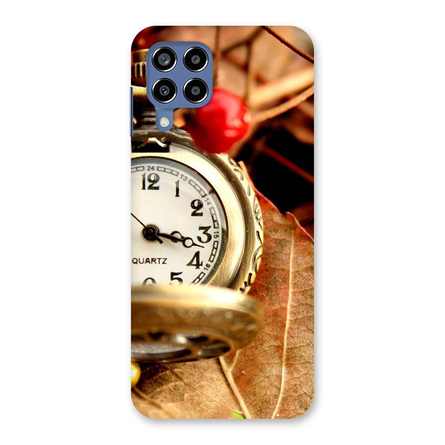 Clock And Cherry Back Case for Galaxy M53 5G