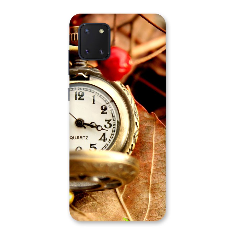 Clock And Cherry Back Case for Galaxy Note 10 Lite