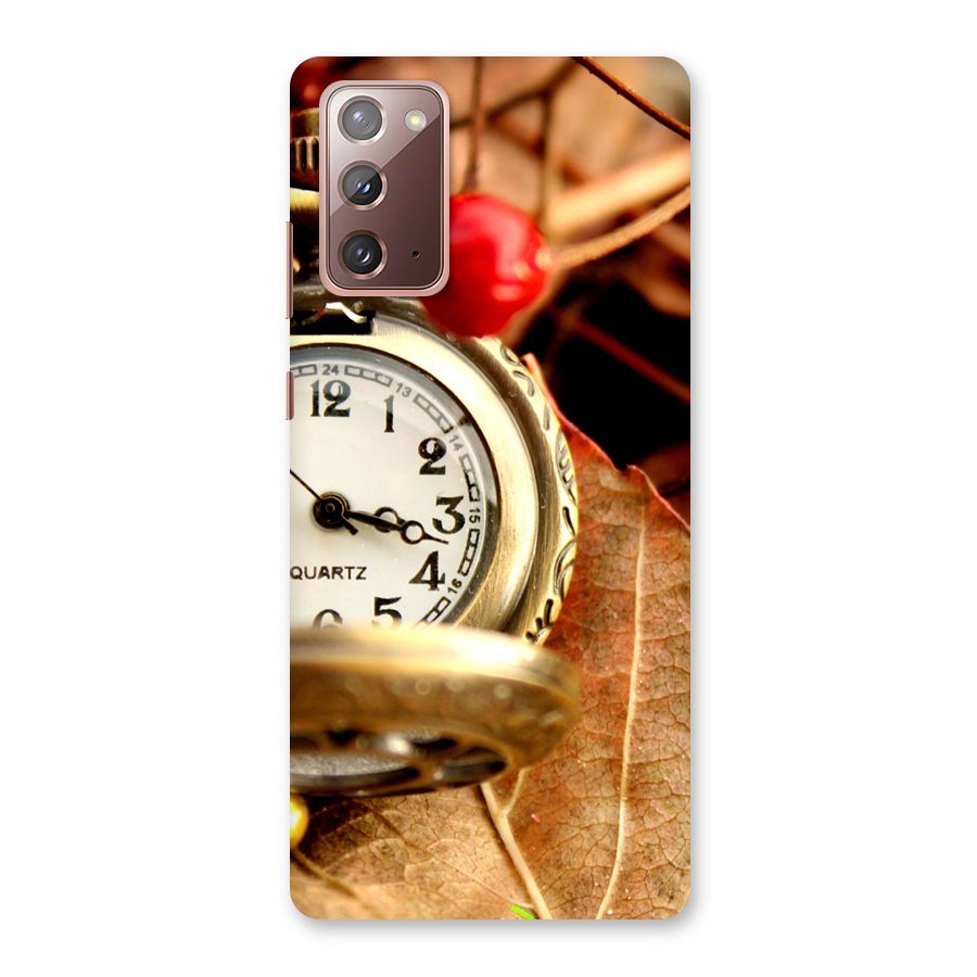 Clock And Cherry Back Case for Galaxy Note 20