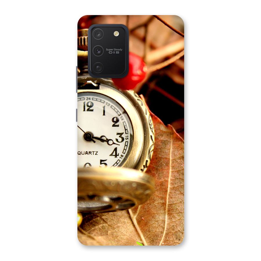 Clock And Cherry Back Case for Galaxy S10 Lite