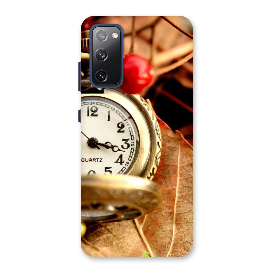 Clock And Cherry Back Case for Galaxy S20 FE