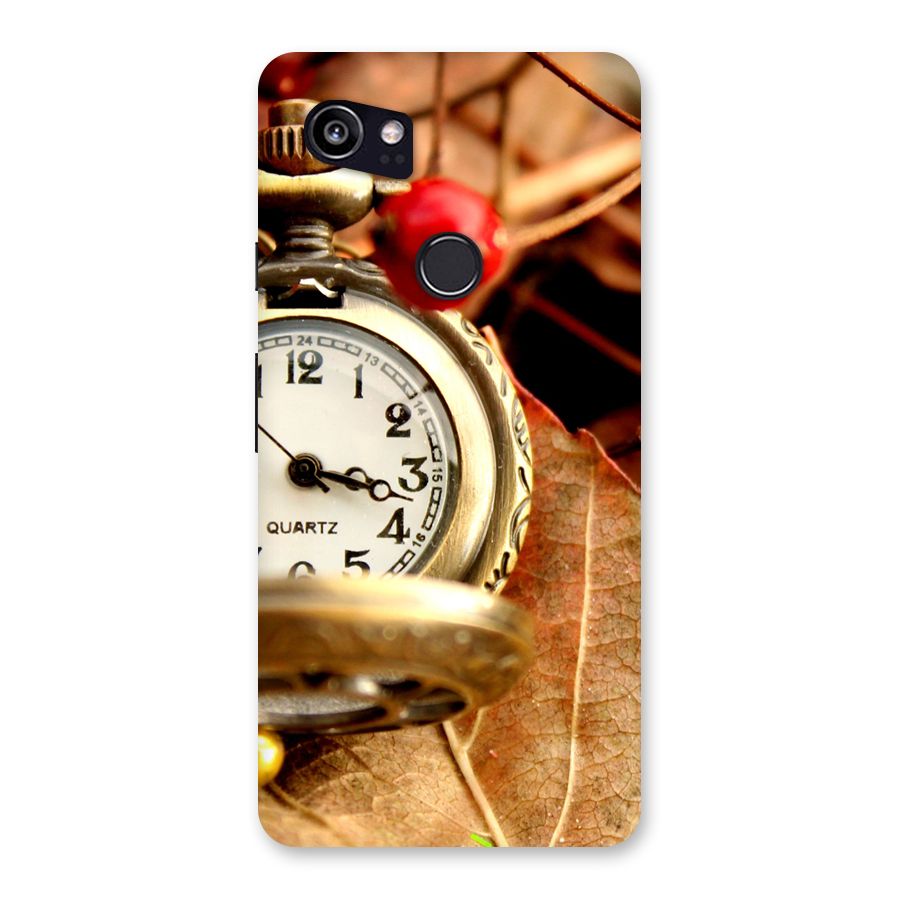 Clock And Cherry Back Case for Google Pixel 2 XL