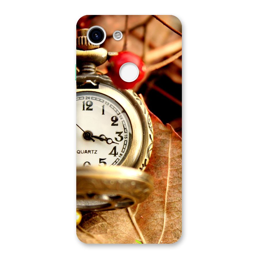 Clock And Cherry Back Case for Google Pixel 3