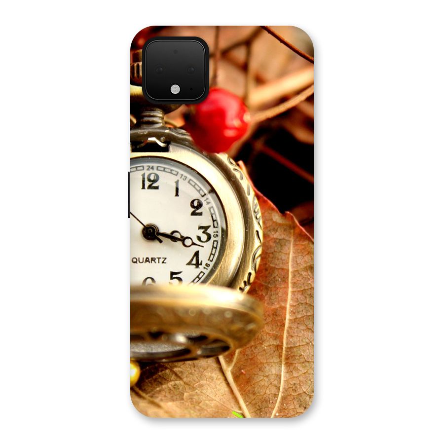 Clock And Cherry Back Case for Google Pixel 4 XL