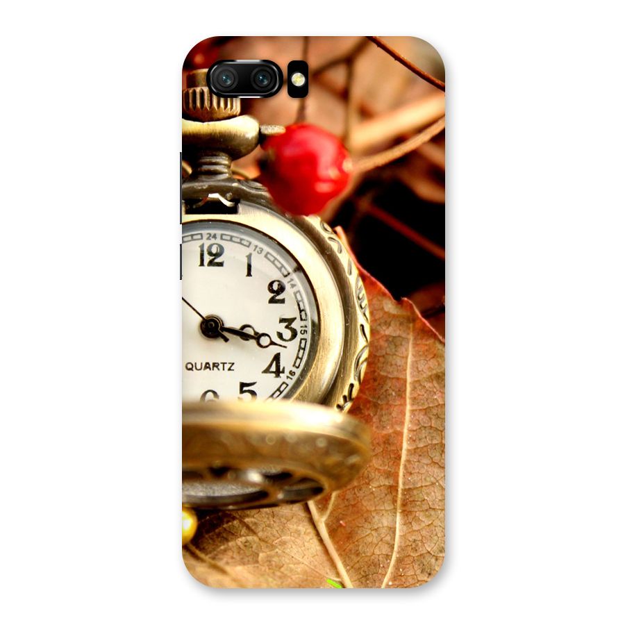 Clock And Cherry Back Case for Honor 10