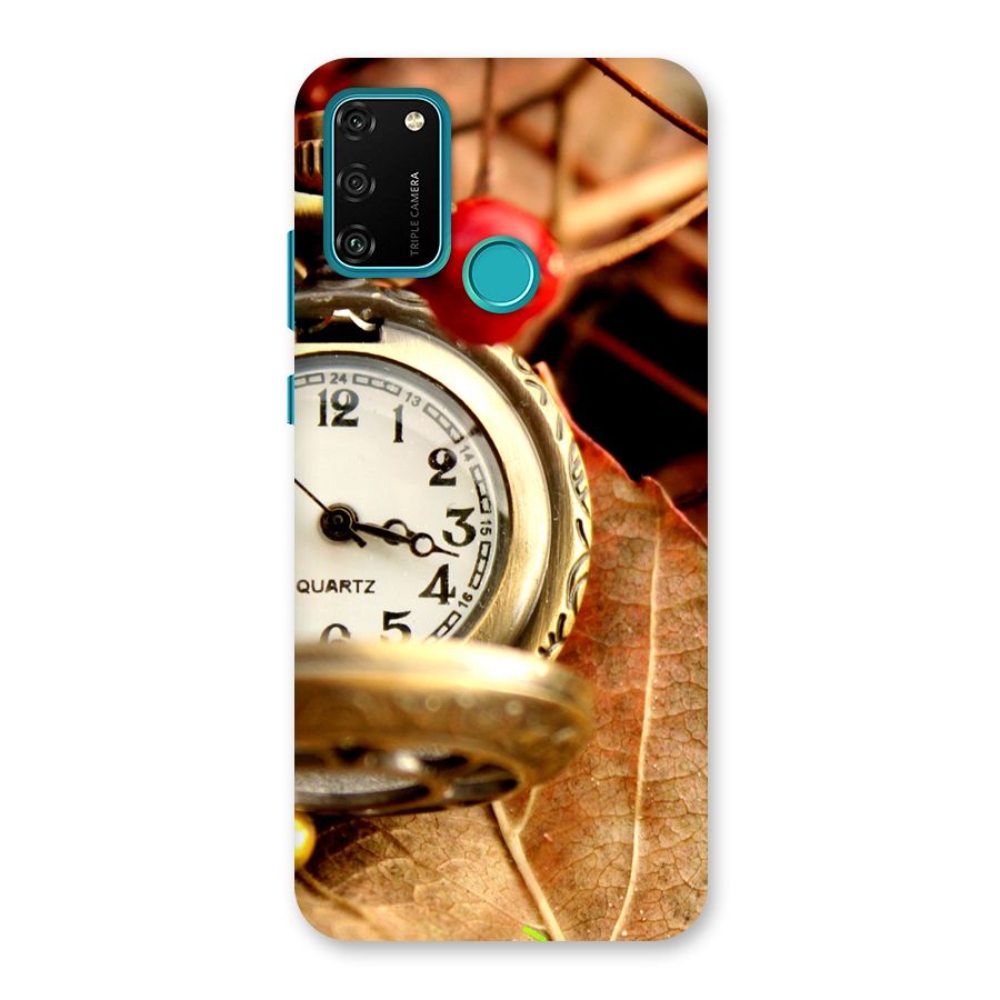Clock And Cherry Back Case for Honor 9A