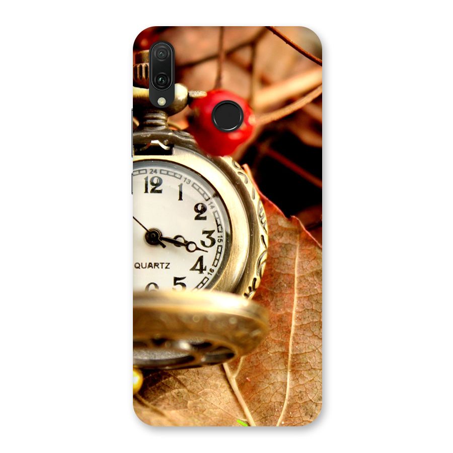 Clock And Cherry Back Case for Huawei Y9 (2019)