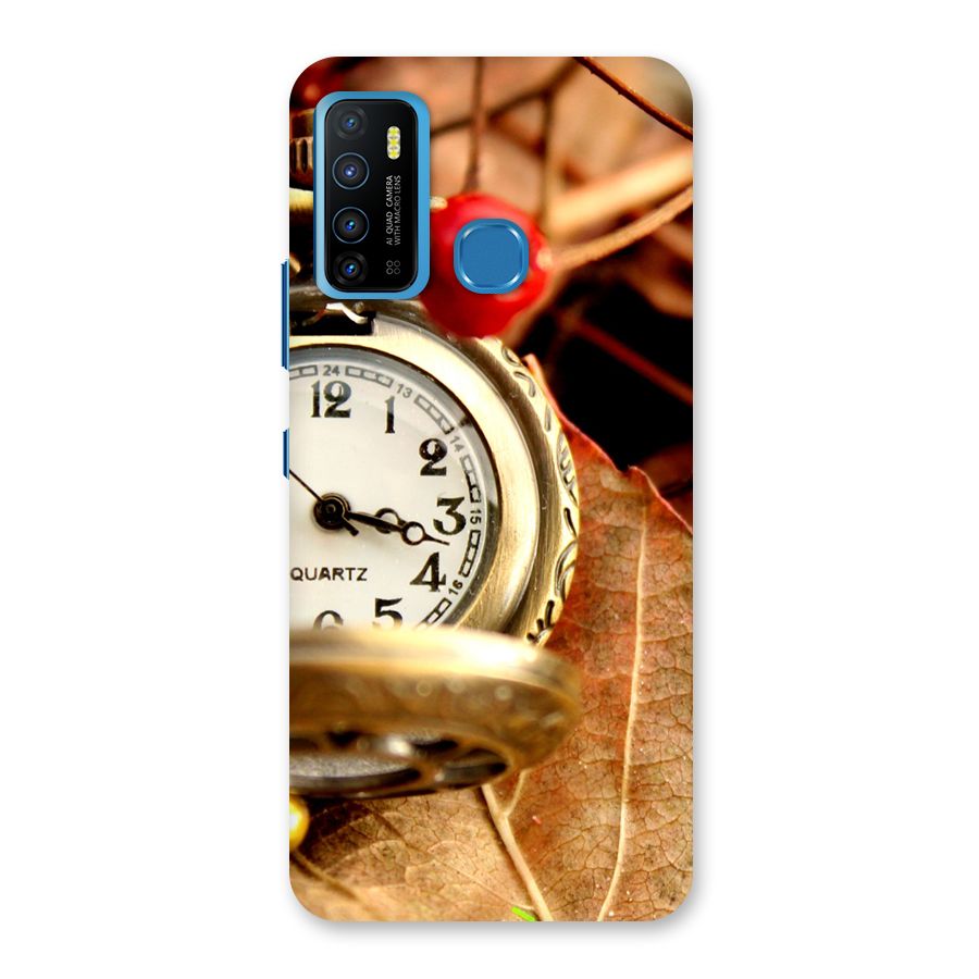 Clock And Cherry Back Case for Infinix Hot 9