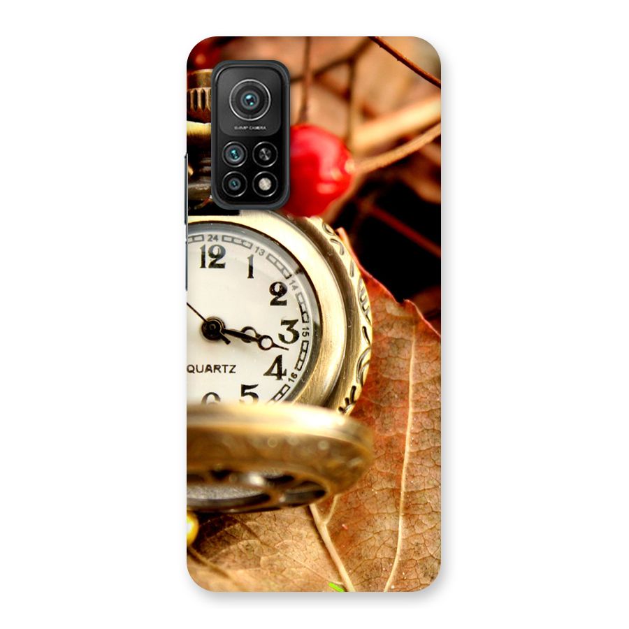 Clock And Cherry Back Case for Mi 10T 5G