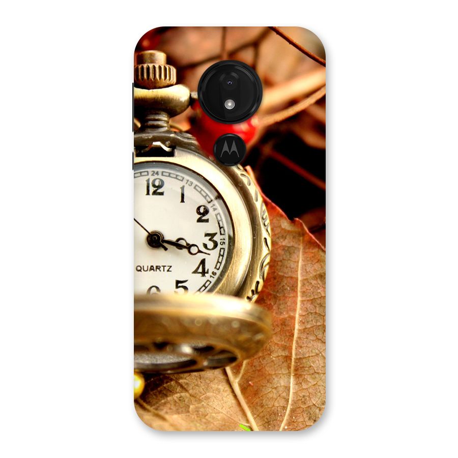 Clock And Cherry Back Case for Moto G7 Power