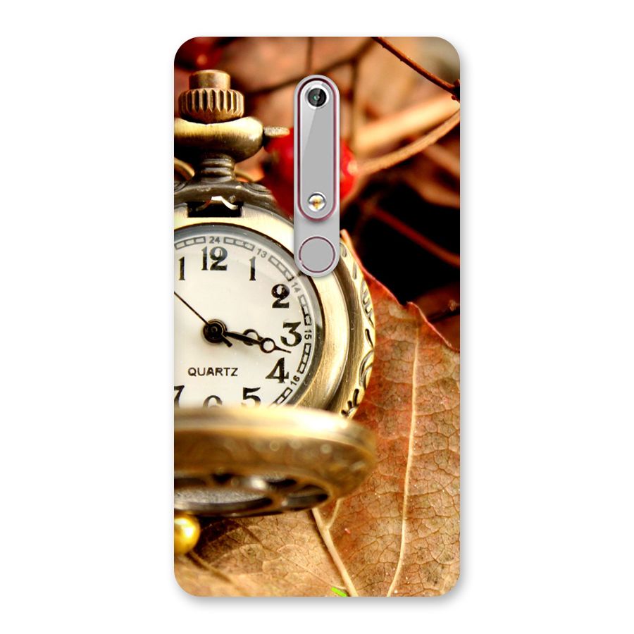 Clock And Cherry Back Case for Nokia 6.1