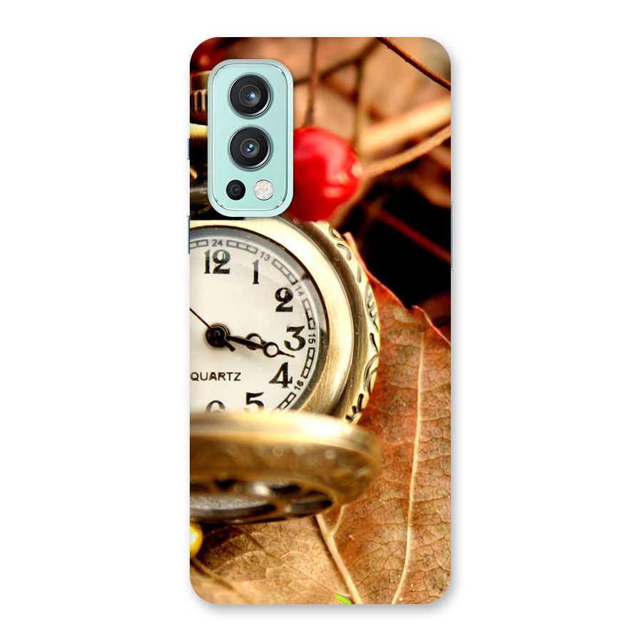 Clock And Cherry Back Case for OnePlus Nord 2 5G