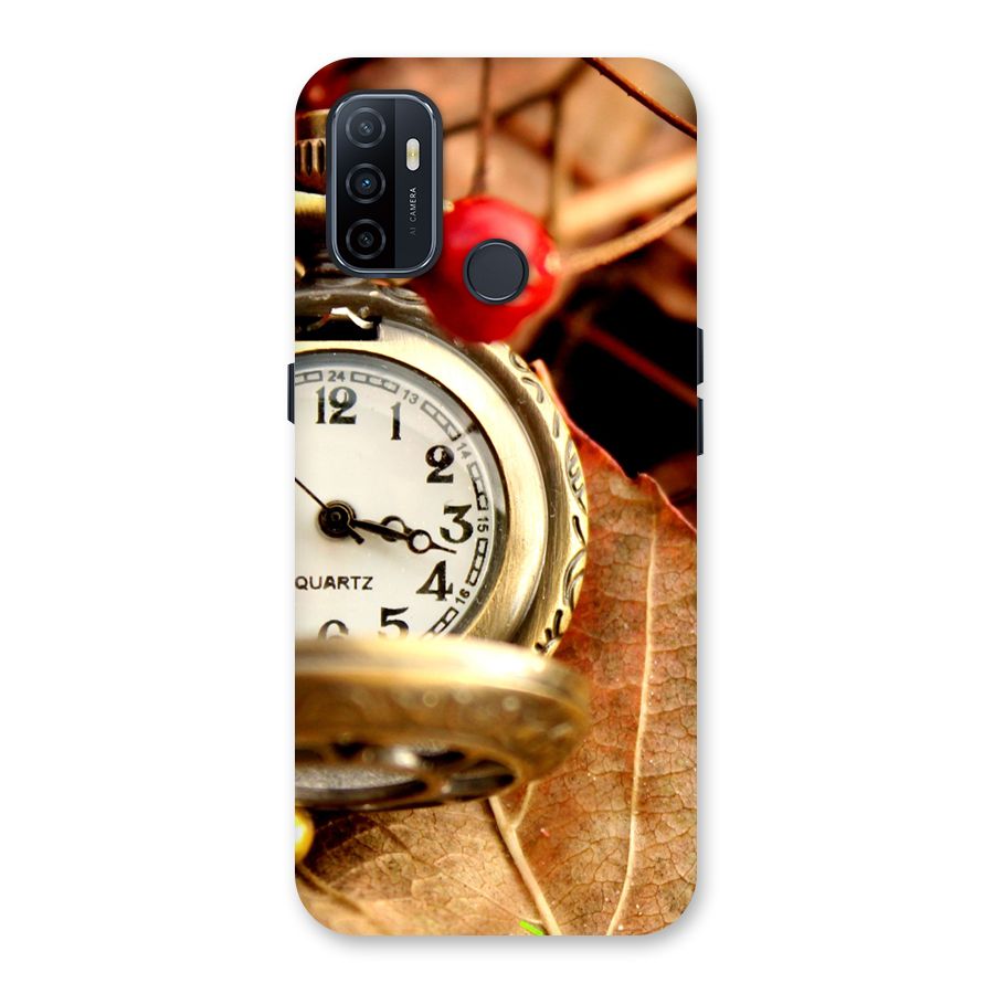 Clock And Cherry Back Case for Oppo A32