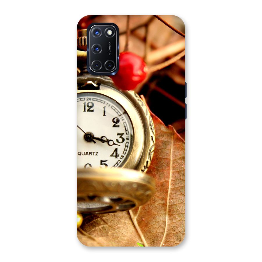 Clock And Cherry Back Case for Oppo A52