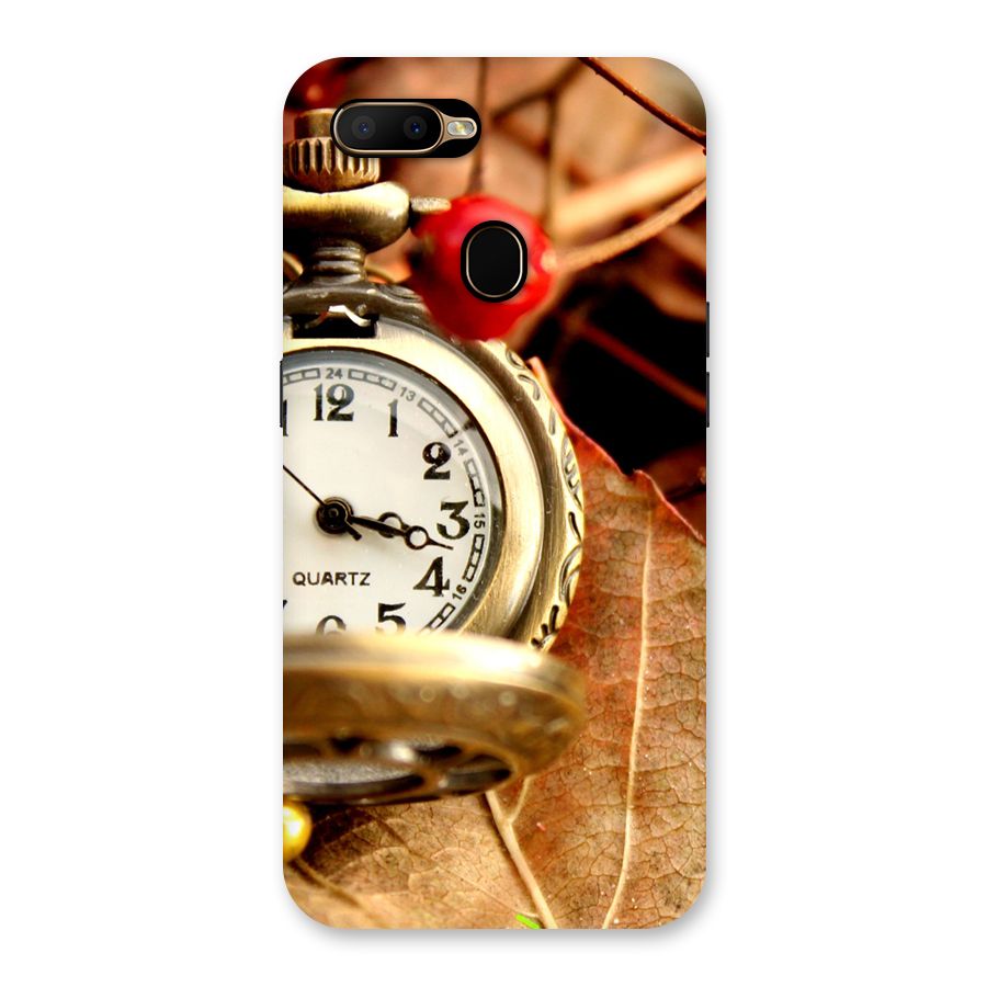 Clock And Cherry Back Case for Oppo A5s