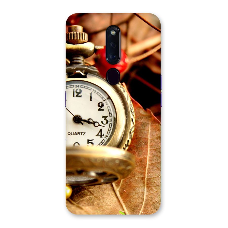 Clock And Cherry Back Case for Oppo F11 Pro
