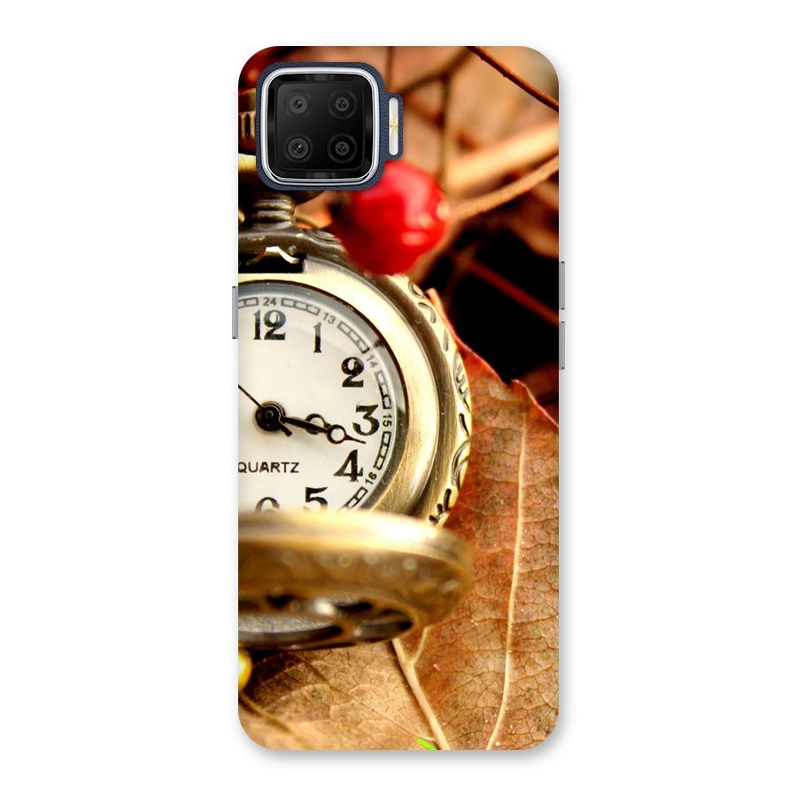Clock And Cherry Back Case for Oppo F17