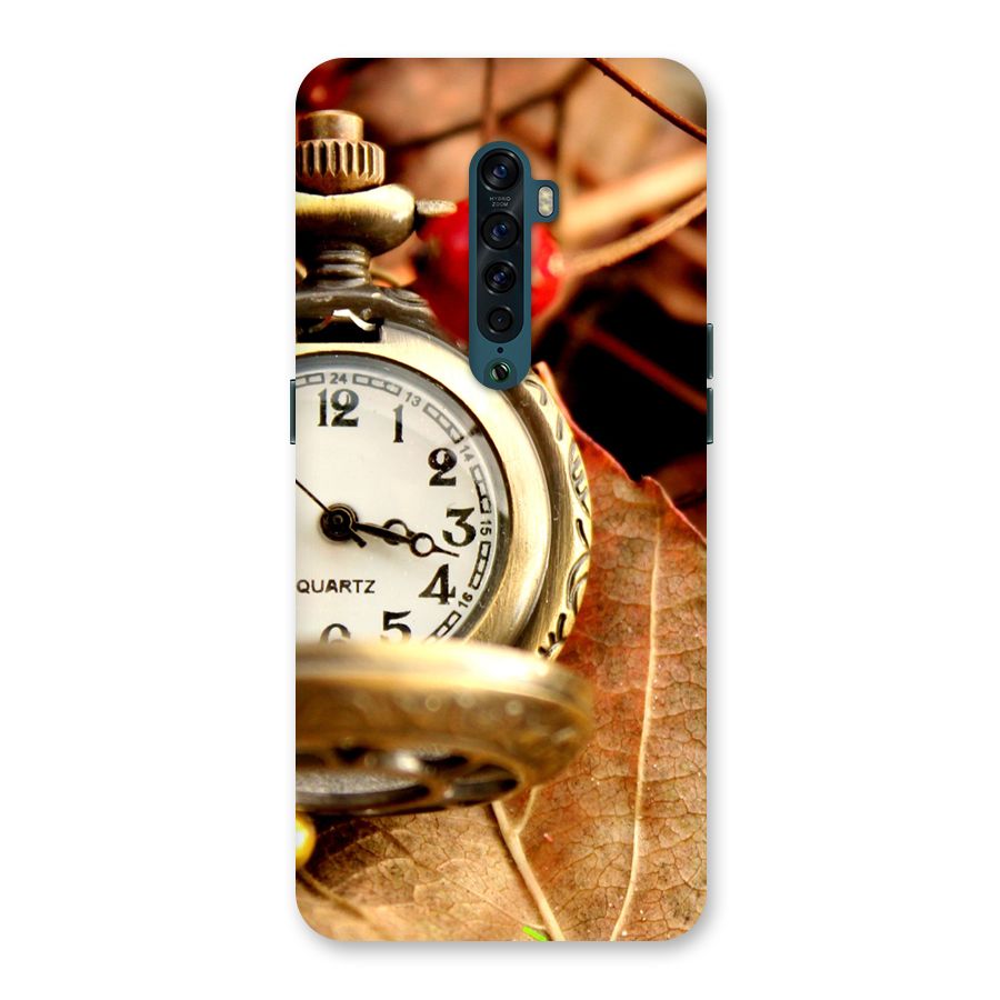 Clock And Cherry Back Case for Oppo Reno2