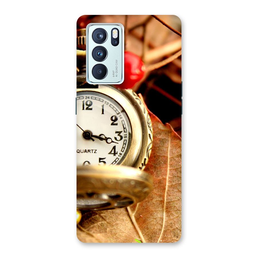 Clock And Cherry Back Case for Oppo Reno6 Pro 5G