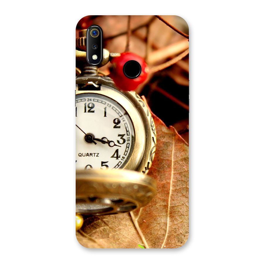 Clock And Cherry Back Case for Realme 3