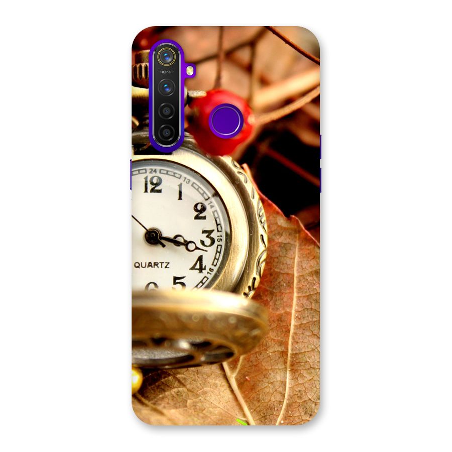 Clock And Cherry Back Case for Realme 5 Pro
