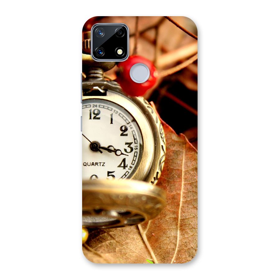 Clock And Cherry Back Case for Realme Narzo 20