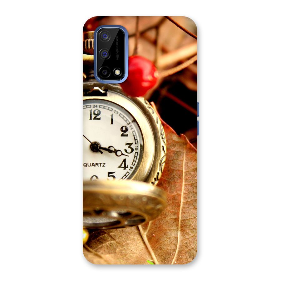 Clock And Cherry Back Case for Realme Narzo 30 Pro