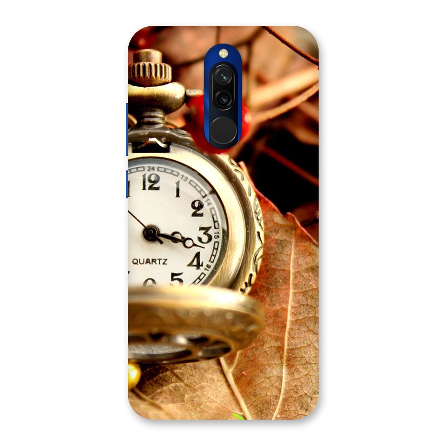 Clock And Cherry Back Case for Redmi 8