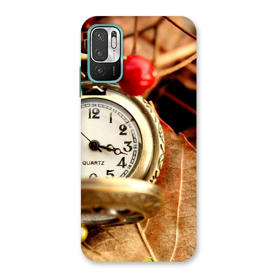 Clock And Cherry Back Case for Redmi Note 10T 5G