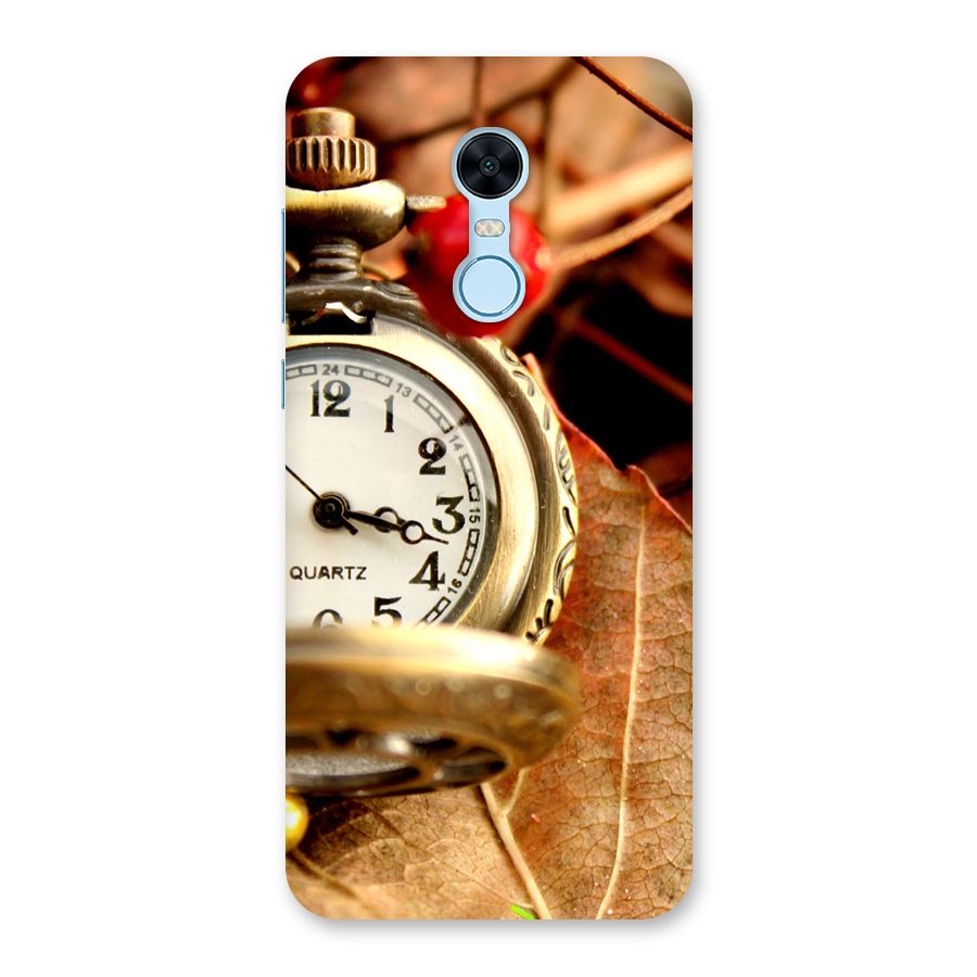 Clock And Cherry Back Case for Redmi Note 5