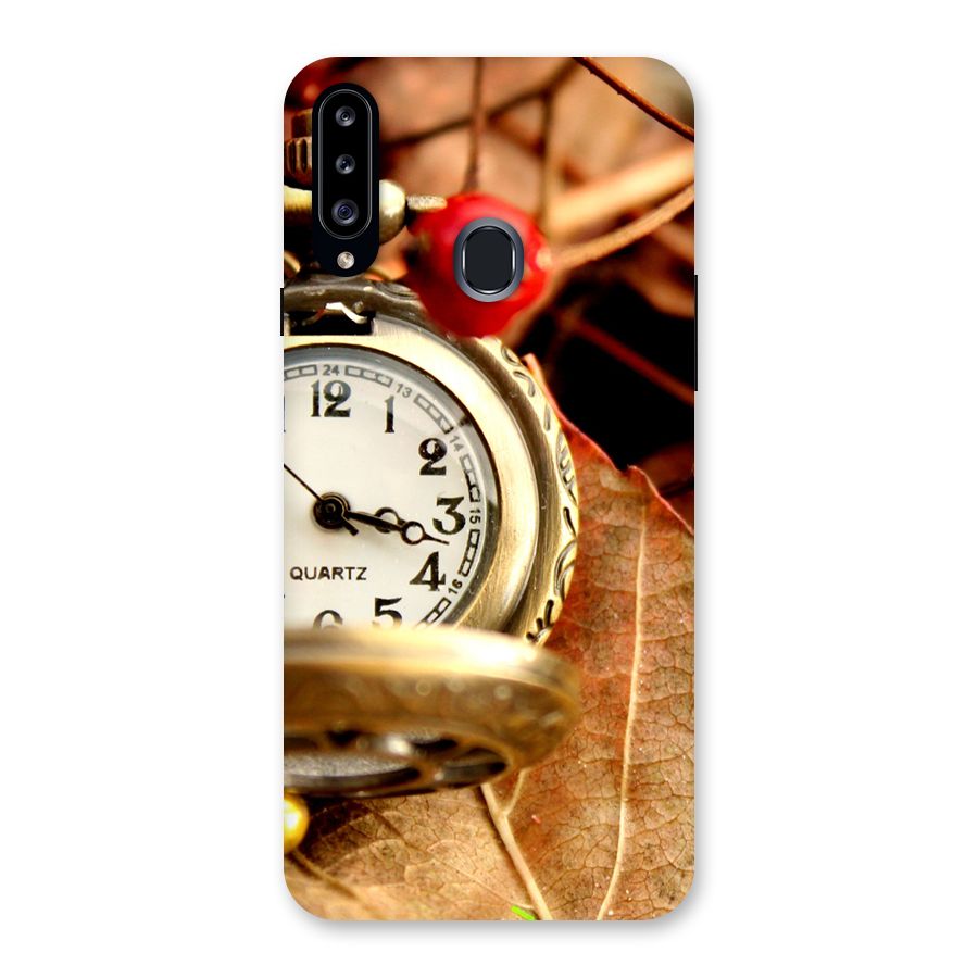 Clock And Cherry Back Case for Samsung Galaxy A20s