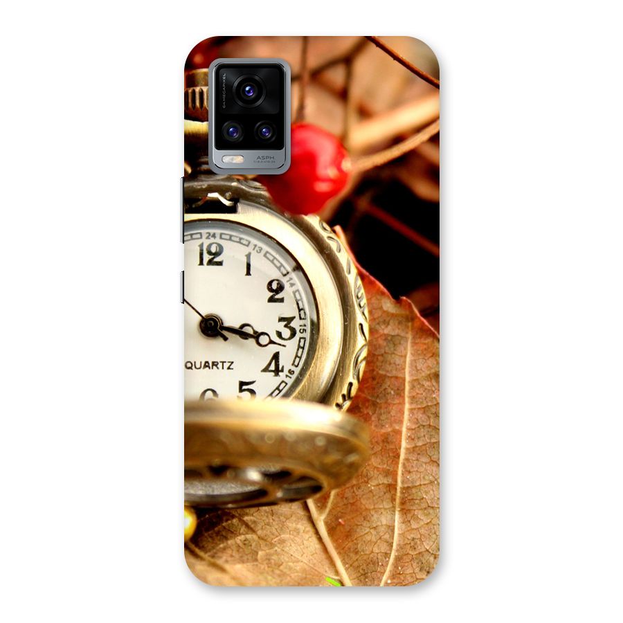 Clock And Cherry Back Case for Vivo V20