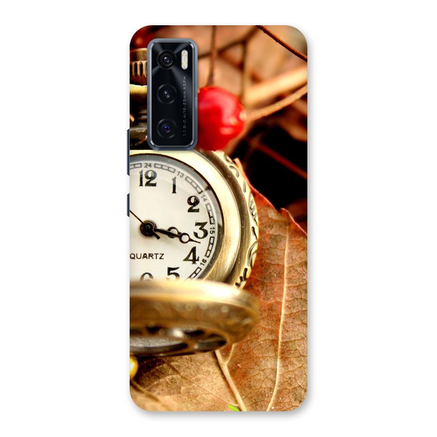 Clock And Cherry Back Case for Vivo V20 SE